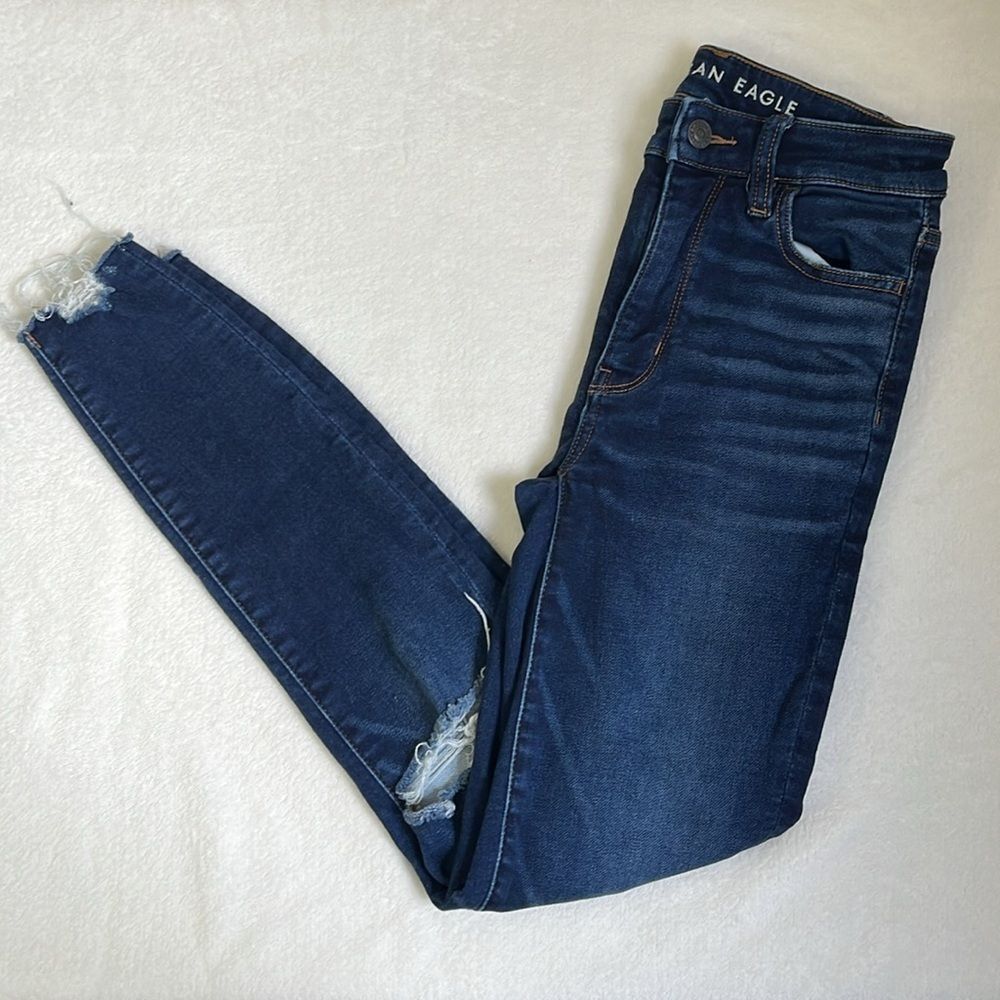 American Eagle Outfitters Women's Super Hi-Rise Jegging Size 0 Regular